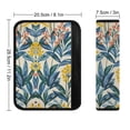 thumbnail image 6 of WYYP Flowers Leaves Floral Pattern Car Seat Belt Cover Funny Protect You Neck and Shoulder from The Seat Belt Rubbing Ideal for Car Interior Accessories 2Pcs, 6 of 6
