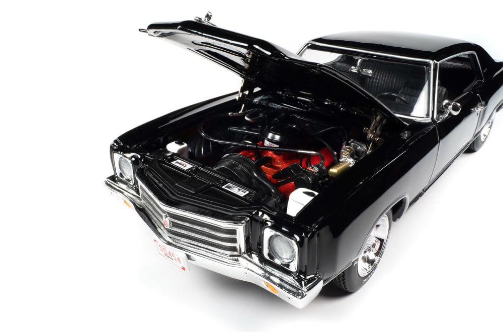 1970 Chevy Monte Carlo SS 454 , Tuxedo Black - Auto World AMM1237