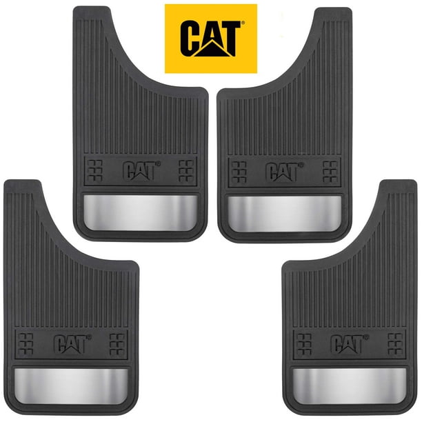 Caterpillar Heavy Duty Splash Guards Pro Mud Flaps Fenders - Ultra Tough  Dirt/Slush Protection with Night Reflectors - Easy Installation (4 Pcs for  Front/Rear Tires) (CAGD-080+CAGD-080_ALT) 