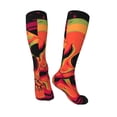 thumbnail image 5 of Lsque Skull And Flag Usa Printed Crew Socks Men's Women's LightWeight Thin Casual Calf Socks ,Knee High Socks,Cotton Socks, 5 of 9