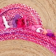 thumbnail image 4 of SAFAVIEH Cape Cod Susan Striped Area Rug, Pink/Natural, 8' x 8' Round, 4 of 8