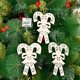thumbnail image 1 of Copo de nieve de decoración de Navidad, caramelo, bastón, campana, juego de colgante de árbol de Navidad Wmkox8yii  fhajkh1936, 1 of 5