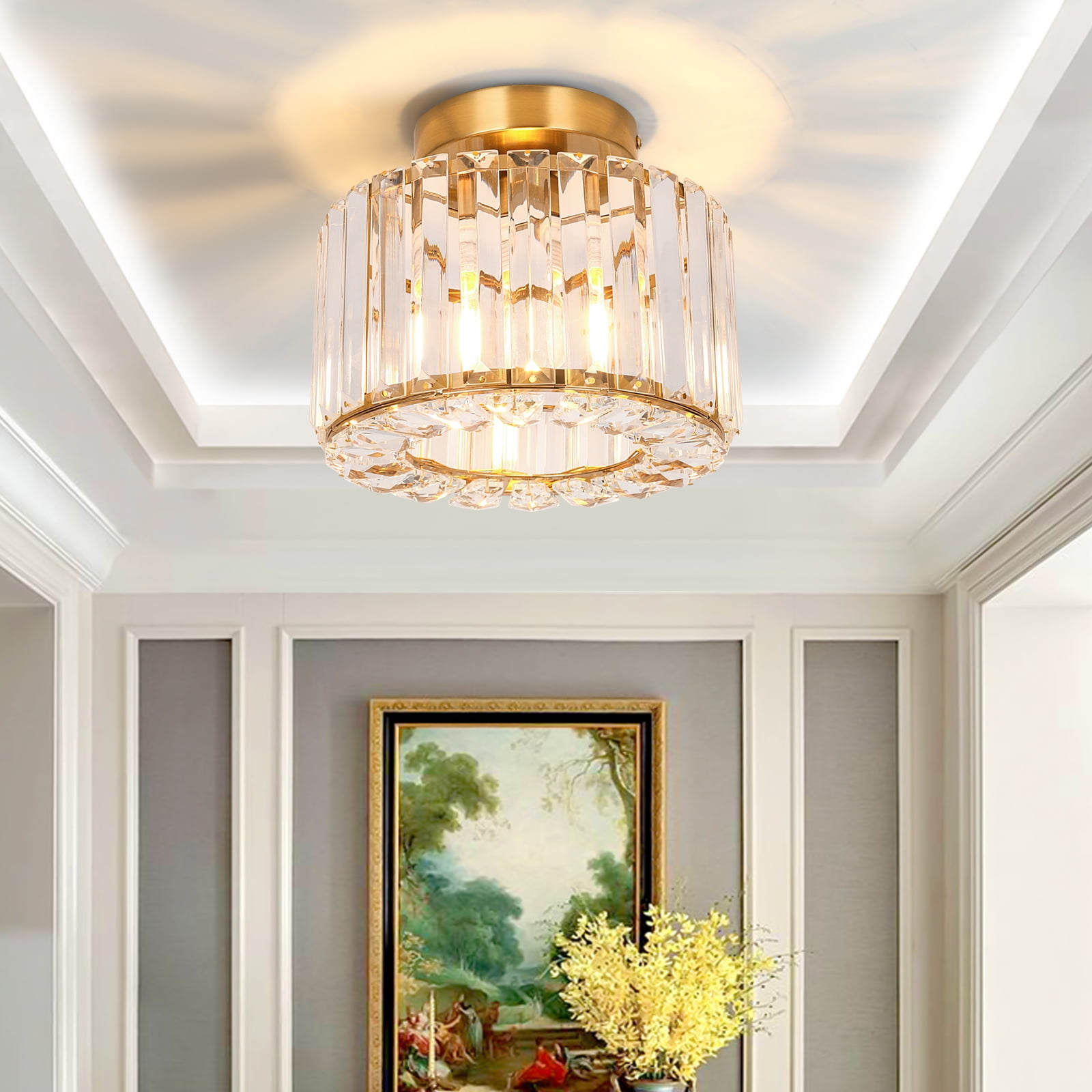 SEEU Crystal Ceiling Chandelier