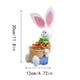 thumbnail image 3 of Canasta de Pascua para niños | Canasta colorida con diseño de animales | Búsqueda de huevos de Pascua y decoración para fiestas | Actividades para el aula y almacenamiento de regalos, 3 of 3