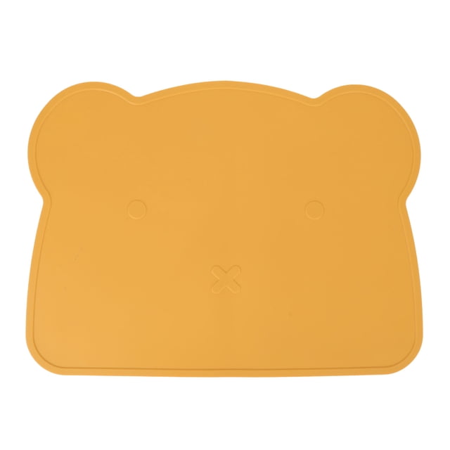 Mantel individual de silicona grueso con aislamiento térmico, antideslizante, suave y elástico, de silicona, para el hogar, hotel, restaurante, amarillo