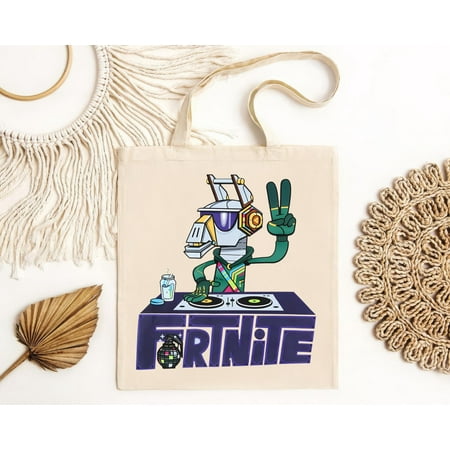 vintage Fortnite DJ Loot Llama Big Boy s Tote Bag NWT-TH19462
