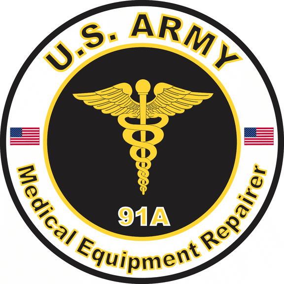 3.8 Inch U.S. Army MOS 91A Medical Equipment Repairer
