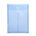 thumbnail image 4 of 10Pcs Legal Size File Bag with String Closure, Top Loading Envelopes Clear Folder Document Pouches for Office School, 4 of 9
