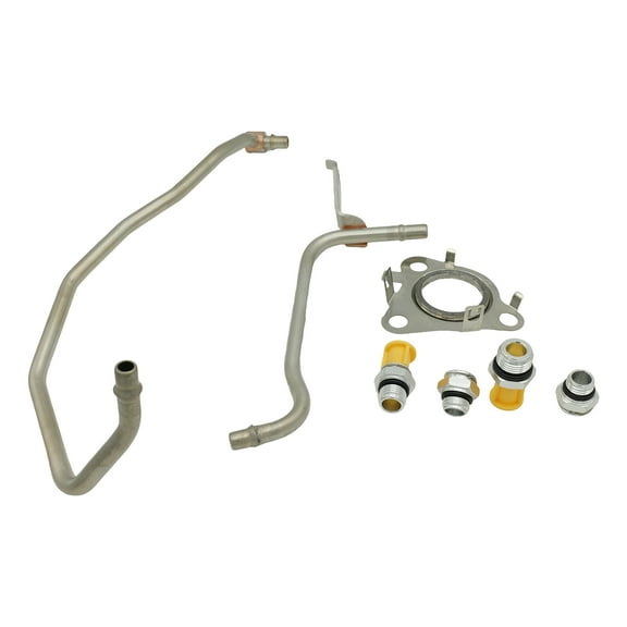 926-187 Passenger Left Side Turbo Coolant Line Kit for 2011-2021 Ford Expedition F-150 Transit-150 Lincoln Navigator BL3Z-8A520-B BL3Z-8K153-BB BL3Z-6A968-C - Stainless Steel