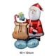 thumbnail image 4 of Globos navideños de Papá Noel, muñeco de nieve, alce, árbol de Navidad, decoraciones inflables para fiestas navideñas, decoración para fiestas en el hogar, 4 of 5