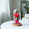 thumbnail image 3 of CAROOTU LED Rose Flower Decor Battery Powered String Light Desk Lamp Romantic Valentine's Day Gift, 3 of 7