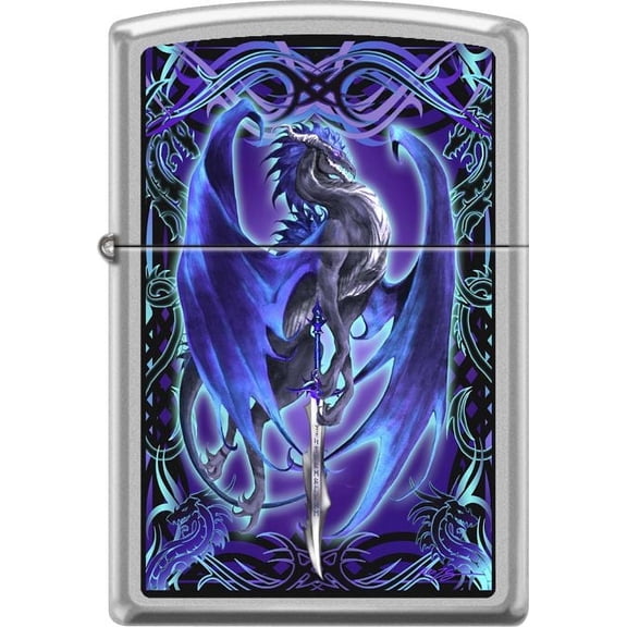 Stormblade By Ruth Thompson - Satin Chrome Zippo Lighter