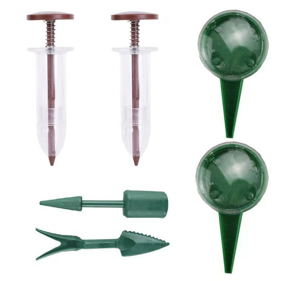 Nyidpsz 6 Pack Sowing Seeds Dispenser Set Mini Hand Held Garden Hand Tool Adjustable Garden Plant Seed Seeder Set Kit Ideal for Garden Greenhouse