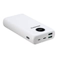 thumbnail image 2 of ADATA P20000QCD - Power bank - 20000 mAh - 74 Wh - 18 Watt - PD 3.0, QC 3.0 - 4 output connectors (USB, USB-C) - on cable: USB-C - white, 2 of 5