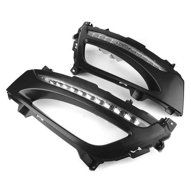 Luz de circulación diurna, 2 piezas de luz LED de circulación diurna Luz LED de circulación diurna Lámpara de circulación diurna para automóvil Probada y confiable
