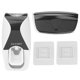 thumbnail image 1 of Wall Mounted Toothbrush Toothpaste Holder Automatic Toothpaste Dispenser Squeezer for Family Washroom BathroomBlack, 1 of 4