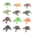 thumbnail image 3 of 12 Piezas de en Miniatura Plástico Juguete Educativo Modelo de Ratón//Tortuga/Cebra , Mini tortuga B Hugo Juguetes simulados de animales, 3 of 10