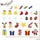 thumbnail image 4 of Árbol De Navidad De Fieltro Diy Para Colgar En La Pared, Árbol De Navidad Artificial Con 30 Adornos, Decoración Del Hogar De Año Nuevo, Regalo Para Niños seitruly HA037960-00, 4 of 6