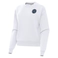 thumbnail image 2 of Women's-Antigua  White New York City FC Victory Pullover Sweatshirt, 2 of 3