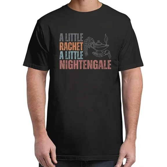 Ratchet A Little Nightengale, Funny RN Nurse T-Shirt Classic for Unisex Sâ€“4XL