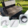 thumbnail image 5 of Golf Cart Seat Covers for 2 Seater, Brown Soft Microfiber Cart Seat Towel Blanket, Modern Ombre Oil Painting Art Abstract Absorbent Breathable Non Slip Bench Seats Protector for Golf Course 51"x31", 5 of 9