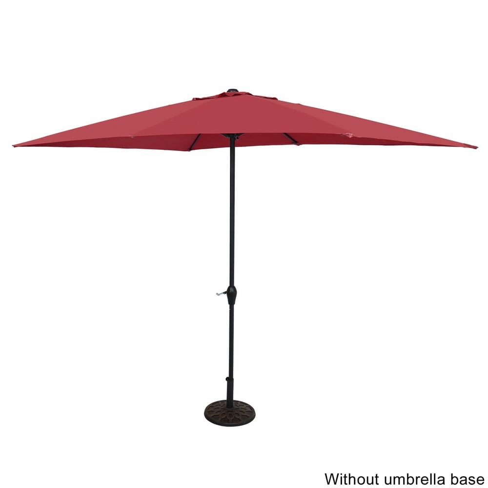 Kepooman 10FT Light Folding Sun Shade Umbrella Without Base, Lightweight Adjustable Instant Sun Protection - Wine Red Kepooman 10FT Light Folding Sun Shade Umbrella Without Base, Lightweight Adjustable Instant Sun Protection - Wine Red