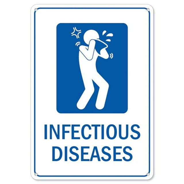 SignMission OS-NS-P-1824-25573 OSHA Notice Plastic Sign - Infectious Diseases