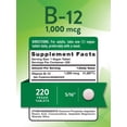 thumbnail image 2 of Suplemento Nature's Truth B-12 en tabletas 220 tabletas, 2 of 7