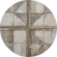 thumbnail image 2 of Addison Rugs Mayfield Premium Machine Washable Transitional Geometric Beige Round Rug, 8' x 8', 2 of 6