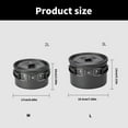 thumbnail image 3 of Aluminum Alloy Camping Pots Outdoor Cooking Pots with Lid NonStick Camping Cookware for Camping Hiking Picnics Travel, 3 of 8