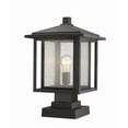 thumbnail image 4 of 1 Light Outdoor Pier Mounted Fixture - 554PHBS-SQPM-BK, 4 of 4