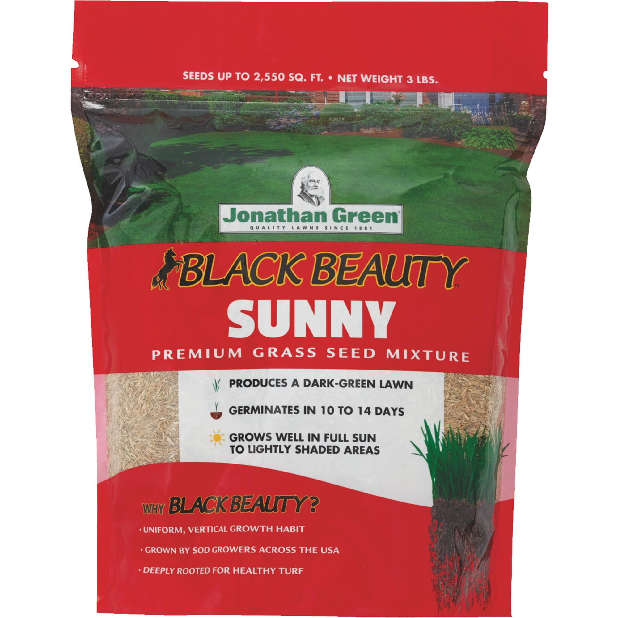Jonathan Green Black Beauty 3 Lb. 1275 Sq. Ft. Coverage Full Sun Grass
