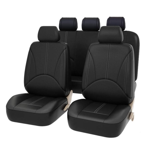 9 Piezas Fundas de Asiento, Funda para Asiento de Coche, Juego de Fundas de Asiento de Coche, Funda Universal para Silla de Coche, Fundas para Asientos de Automovil, Protector de Asiento de Coche