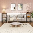 thumbnail image 5 of HOOBRO 3-Tier End Table with Charging Station and USB Ports Living Room Rustic Brown BF09UDH01, 5 of 9