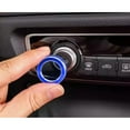 thumbnail image 6 of 3pc Sports Blue Aluminum Air Conditioner Climate Controls Turner Covers For Audi 2015-2020 A3 & 2019-up Q3, 6 of 9