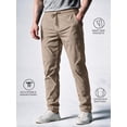 thumbnail image 3 of Busydd Mens Pants Stretch Drawstring Joggers Sweatpants Regular Fit Solid Color Yoga Sweatpants Full Length Open Bottom Gym Trousers Summer Casual Lightweight Lounge Dress Pants with Pockets,M-5XL, 3 of 6