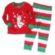 thumbnail image 1 of Pijamas para bebés y niñas, trajes de Navidad, 100% algodón, camiseta, pantalones, ropa de dormir, camisón, Tops X'mas, 1 of 4