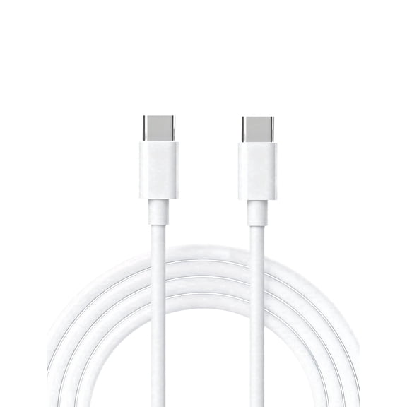MAS CARNEY USB C to USB C Cable, 60W Fast Charging, Compatible with iPhone 15/16/17, Samsung Galaxy, Moto, Tablet, PS5, Switch, White, 3FT