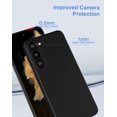 thumbnail image 4 of Case for Samsung Galaxy S23 Plus 6.6 Inch, Thin TPU with Camera Protection Soft Interior Slim Phone Case for Galaxy S23+ 2023 - Black, 4 of 7