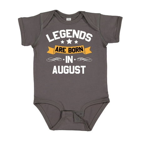 

Inktastic Legends Are Born in August Gift Baby Boy or Baby Girl Bodysuit
