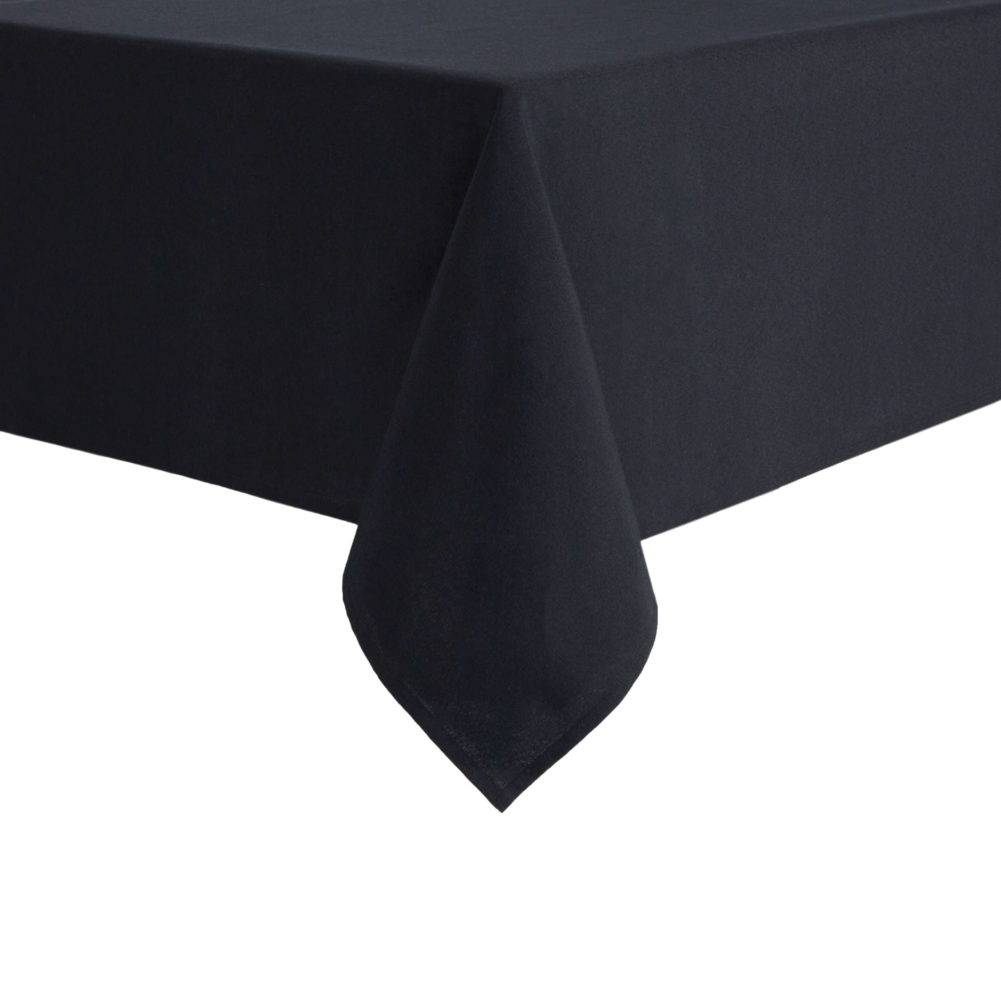 Mainstays Yale Tablecloth, Black, 60"W x 102"L Rectangle, Available in various sizes and colors