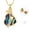 Gold-Blue, variant on Crystal Butterfly Cremation Urn Necklace for Ashes - Memorial Keepsake with Crystal Pendant Jewelry Women Keepsake Bereavement Gift for A Loss of the Loved One