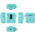 thumbnail image 6 of Allytech Compatible with AirPods 2 AirPods 1 Case, Full-Body Hard Silicone and PC Shockproof Airpods Cover with Keychain Support Wireless Charging Case Cover for AirPods 2nd/1st Gen, White, 6 of 8