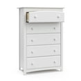 thumbnail image 6 of Storkcraft Kenton 5 Drawer Nursery Dresser, White, 6 of 9