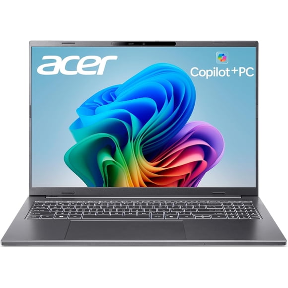 Acer Aspire 16" WUXGA AI Copilot+ PC Laptop Qualcomm Snapdragon X X1-26-100 512GB 16GB Windows 11 Home Iron