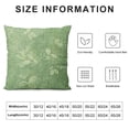 thumbnail image 6 of Nawypu  2pcs Pillow Cover Mother's Day Decoration Solid Sage Green Throw Pillow Cover for Bench Summer Decor, , Grass Green White, 6 of 6