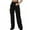 Black, variant on jovati Fashion Womens Spring/Summer Pocket Button Mid Waist Tight Jeans Pants