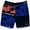 Black/Blue/Orange, variant on Men's Boardshorts Highline Rave Wave 19" Swimming Trunk Shorts (31, Black/Blue/Orange)