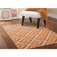 thumbnail image 5 of Garland Rug Southwest Polypropylene Orange/Ivory Indoor Area Rug, 5' x 7', 5 of 5