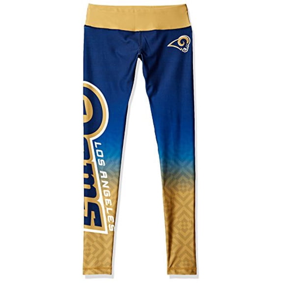 FOCO NFL Los Angeles Rams Gradient Print Leggings Women's Extra Large
